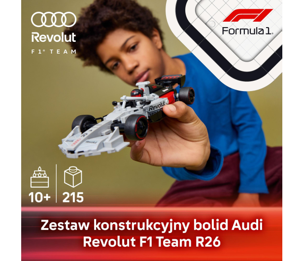 LEGO SPEED CHAMPIONS 77259 Bolid Audi Revolut F1® Team R26 - 1488844 - zdjęcie 4